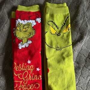 Men’s Grinch casual socks 2 pair